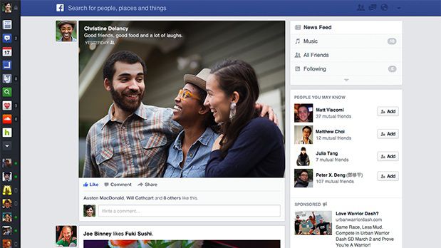 Facebook News Feed Redesign