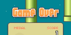 Flappy Bird Game Over