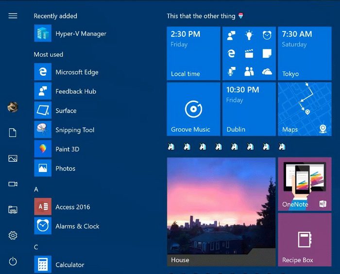 Windows 10 Preview Build 15002