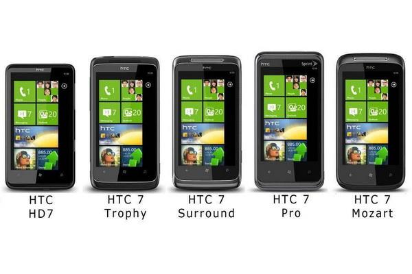HTC Windows Phone 7 Mobile Phones
